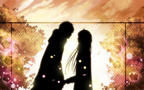 Romance Anime Lovers Wallpaper Hd