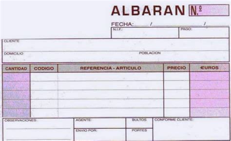 Qué Es Un Albarán Funcionalidad Responsabilidad Legal Y Tipos