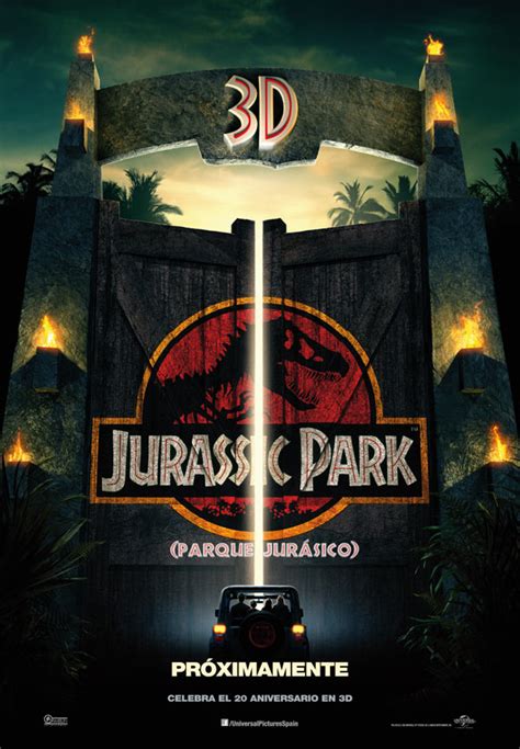 Cartel De La Pel Cula Jurassic Park Parque Jur Sico Foto Por Un