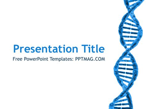 Free Dna Powerpoint Template