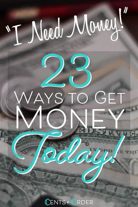 I Need Money 23 Ways To Get Money Today
