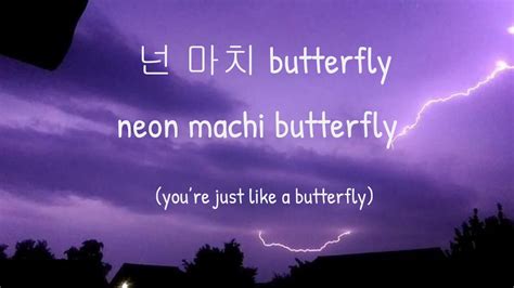 Bts Butterfly Korean And English Lyrics Youtube