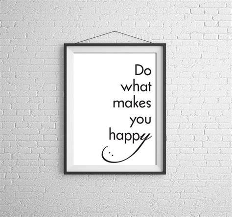 Do What Makes You Happy Printableworking Woman Affirmation Etsy India