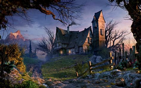 Download Haunted House Fantasy House Hd Wallpaper