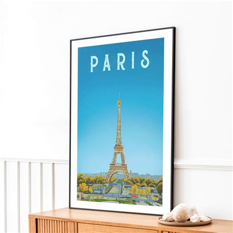 Paris Travel Posterparis Art Printparis Wall Artparis Etsy