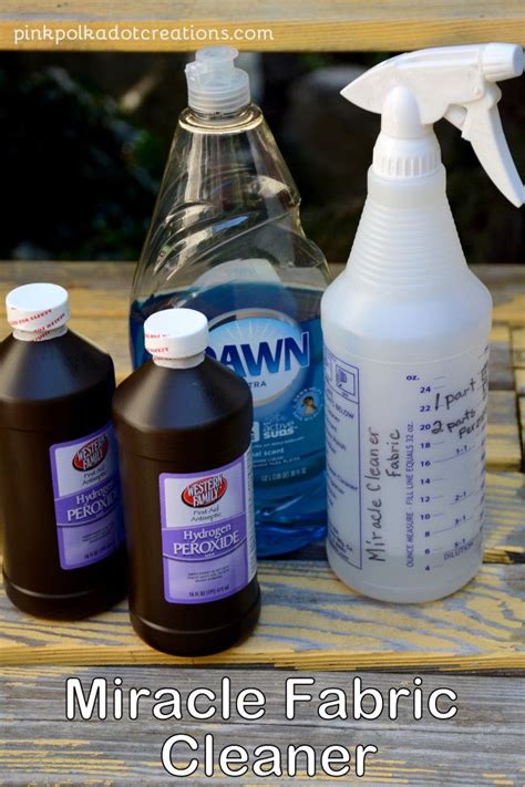 As some fabrics may need special treatment you should consult the vehicle manual to see if the manufacturers give any cleaning or maintenance advice. DIY Miracle Fabric Cleaner (With images) | Homemade upholstery cleaner, Fabric cleaners ...