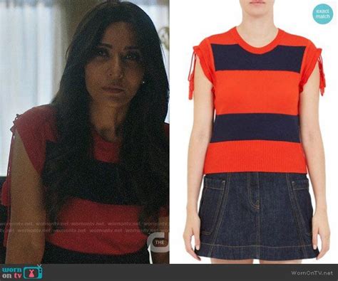 Hermiones Red Striped Top With Tassels On Riverdale Riverdale Fashion Red Stripes Top