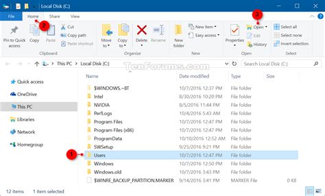 Open Each Folder In Same Or New Window In Windows 10 Tutorials