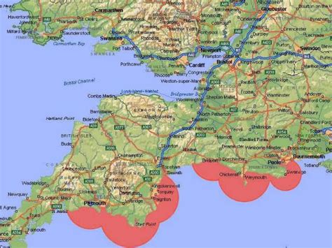 Map Uk South Coast Direct Map