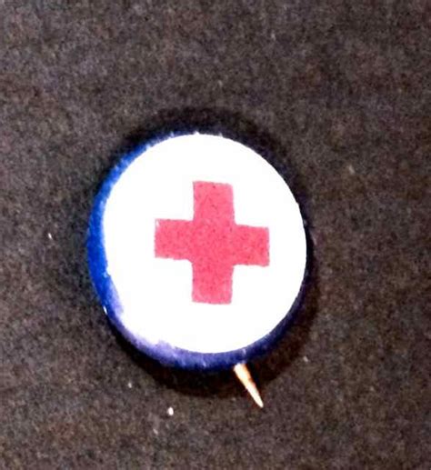 Red Cross Pin From The World War 1 Era 1914 1918 American Art Works