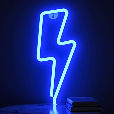 Buy Xiyunte Lightning Neon Sign Lightning Bolt Neon Light Signs For