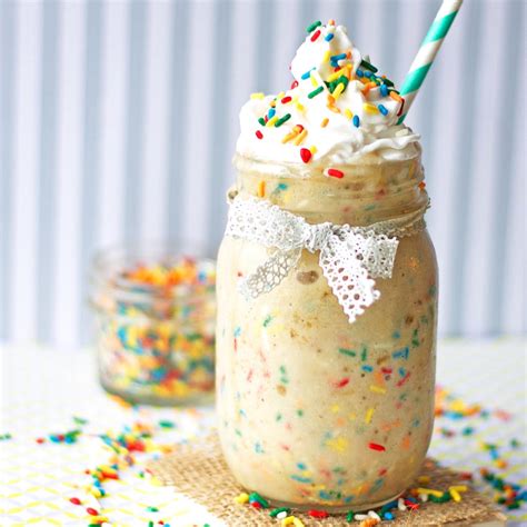 Follow us for tips on products, shake recipes, motivation and fitness tips. Birthday Cake Protein Shake {Healthy, Dairy-Free, Paleo ...