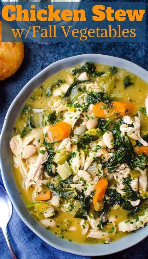 It takes less than thirty minutes to make and the result is a steaming bowl of comfort food. Easy Chicken Stew with Fall Vegetables | Recipe | Easy chicken stew, Stew recipes, Stew