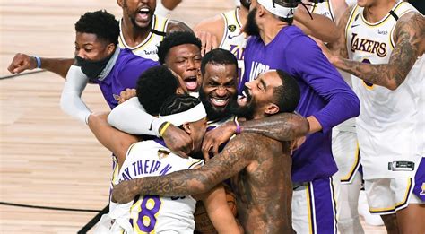 Lakers Of Los Angeles Wins 17th National Basketball Association Nba