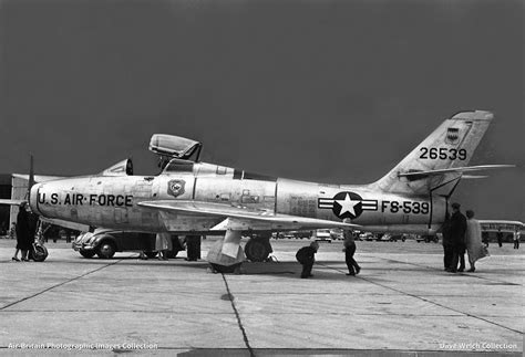 Republic F 84f Thunderstreak 52 6539 Us Air Force Abpic