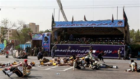 a deadly attack on an iranian military parade power line