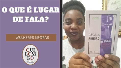 A proposta é reunir em uma coletânea pequenos volumes escritos por intelectuais de grupos. #015 O QUE É LUGAR DE FALA? - YouTube