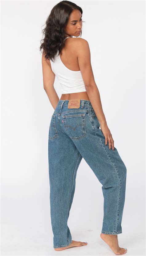 550 levis jeans 31 90s levi strauss mom jeans high waist levi jeans 1990s jeans denim pants