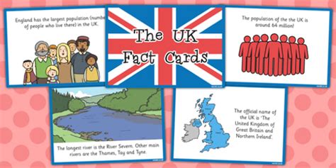 Our Country The Uk Fact Cards Teacher Made