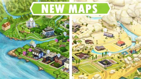 The Sims 4 World Map Replacements For All Worlds Now Available In 2021
