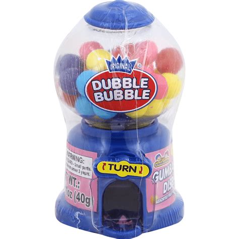 Dubble Bubble Gumball Dispenser Original Shop Service Food Market