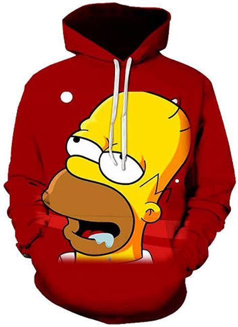 Simpsons Hoodies Streetwear The Simpson Pullover Sweatshirt Männer Mode