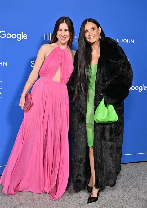 Demi Moore And Scout Willis Make A Strong Case For Highlighter Core