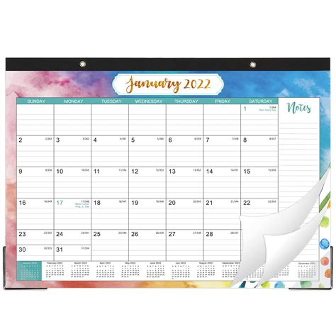 Buy Desk 2022 Yearly Desk 2022 Deskwall Monthly Pad 17 X 12