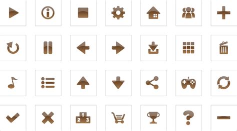 Game Ui Icons By Oliver Brown