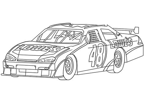 Nascar Coloring Pages Free Printable Coloring Pages For Kids