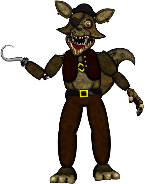 Fnaf Plus Unwithered Golden Foxy By Ajosterio On Deviantart