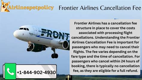 Ppt Frontier Airlines Flight Cancellation Policy Powerpoint