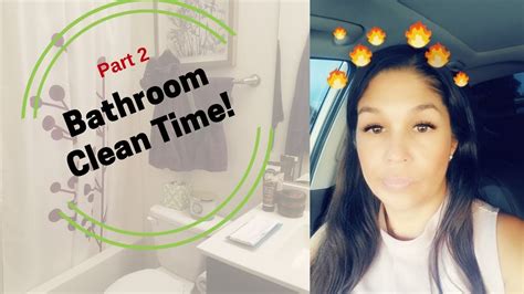 Part 2 Weekend Deep Bathroom Cleaning Divorced Mom Cleaning Tips