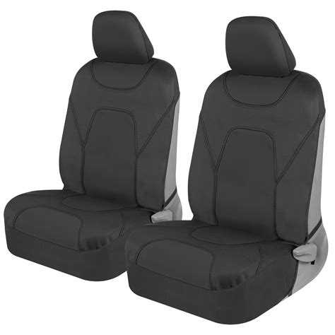 Motor Trend Aquashield Car Seat Covers For Front Seats Black