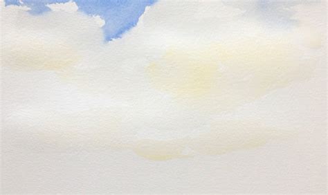 How To Paint Watercolor Clouds A Tutorial