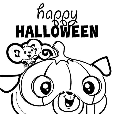 Halloween Chip And Potato Coloring Page Free Printable Coloring Pages