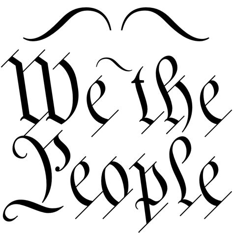 We The People Constitution Font