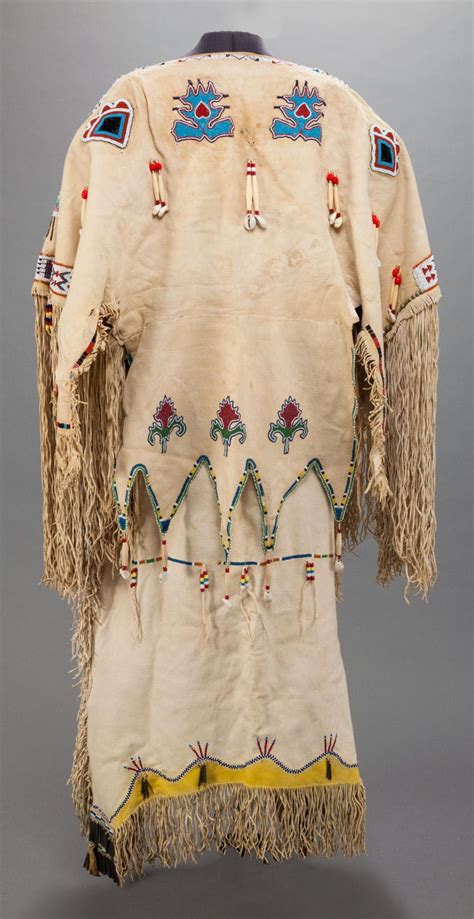 Kiowa Beaded Hide Dress C 1910 Vedauwoo Antiquities Native