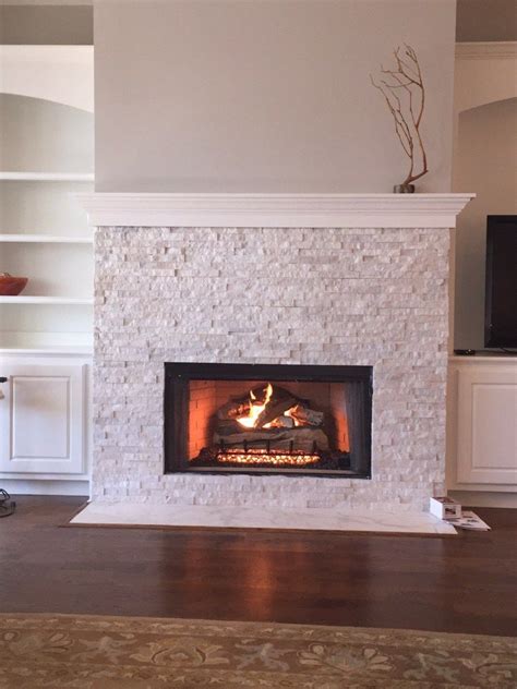 Natural Stone Fireplaces Calming Simpleness A High Significant