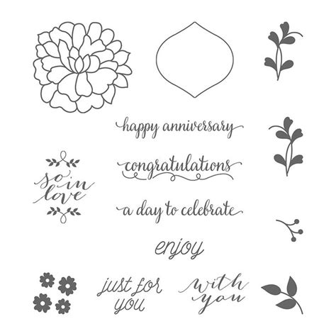 So In Love Clear Mount Stamp Set By Stampin Up Love Stamps Stampin