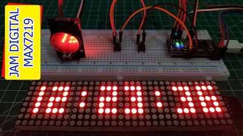 Membuat Jam Digital Menggunakan Max7219 Project Arduino 7 Youtube
