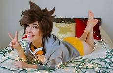 tracer meg cosplay turney overwatch geekboners comment