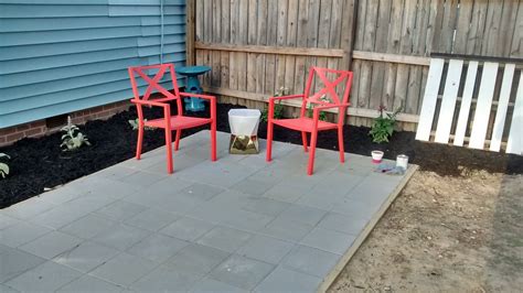 Building A Simple Patio Using Paving Stones 9 Steps With Pictures