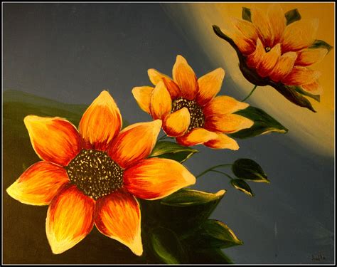 Canvas Tales By Ankita Ghosh Flower Painting Canvas Painting