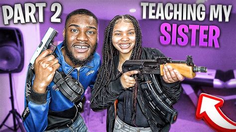 bruhmantv teaching his little sister how to use a gun pt 2 gone wrong certified bootleg