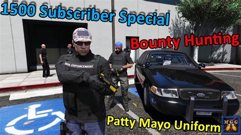 1500 Subscriber Special Bail Enforcement Agent Patrol Patty Mayo
