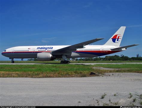 9m Mrn Malaysia Airlines Boeing 777 2h6er Photo By Ahmad Sallehuddin A