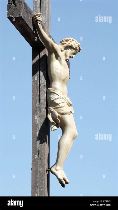Christ Nailed To The Cross Hi Res Stock Photography And Images Alamy