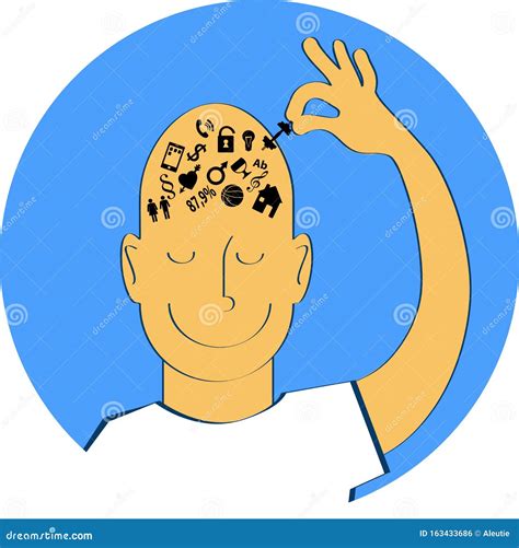 Clear Your Mind Stock Vector Illustration Of Worry 163433686