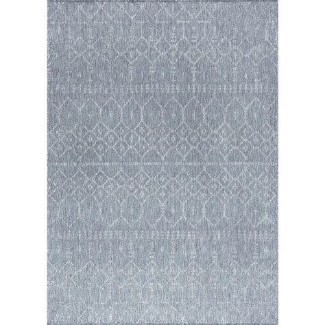 Rectangular outdoor area rugs are the most popular because of their versatility. Tayse Rugs Veranda Gray 8 ft. 9 in. x 12 ft. 3 in. Outdoor ...